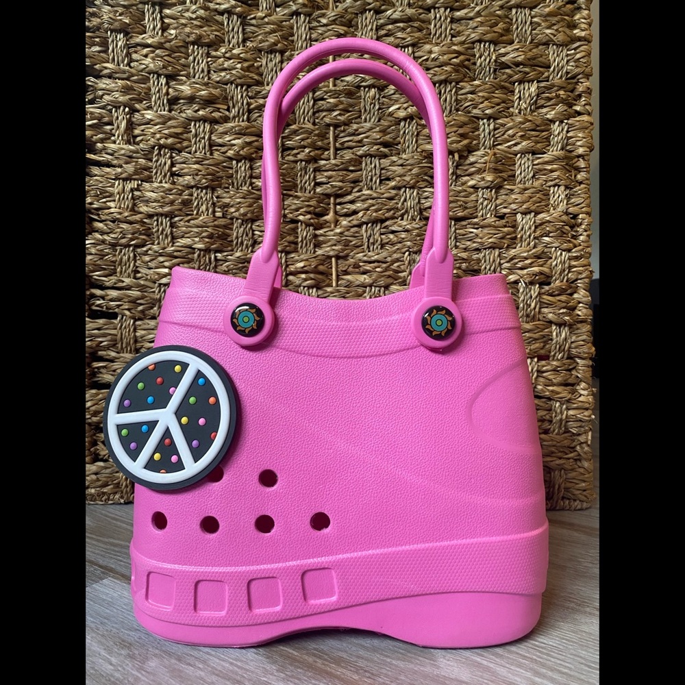 OPTARI Sol Tote Pink, Large *Never Used*